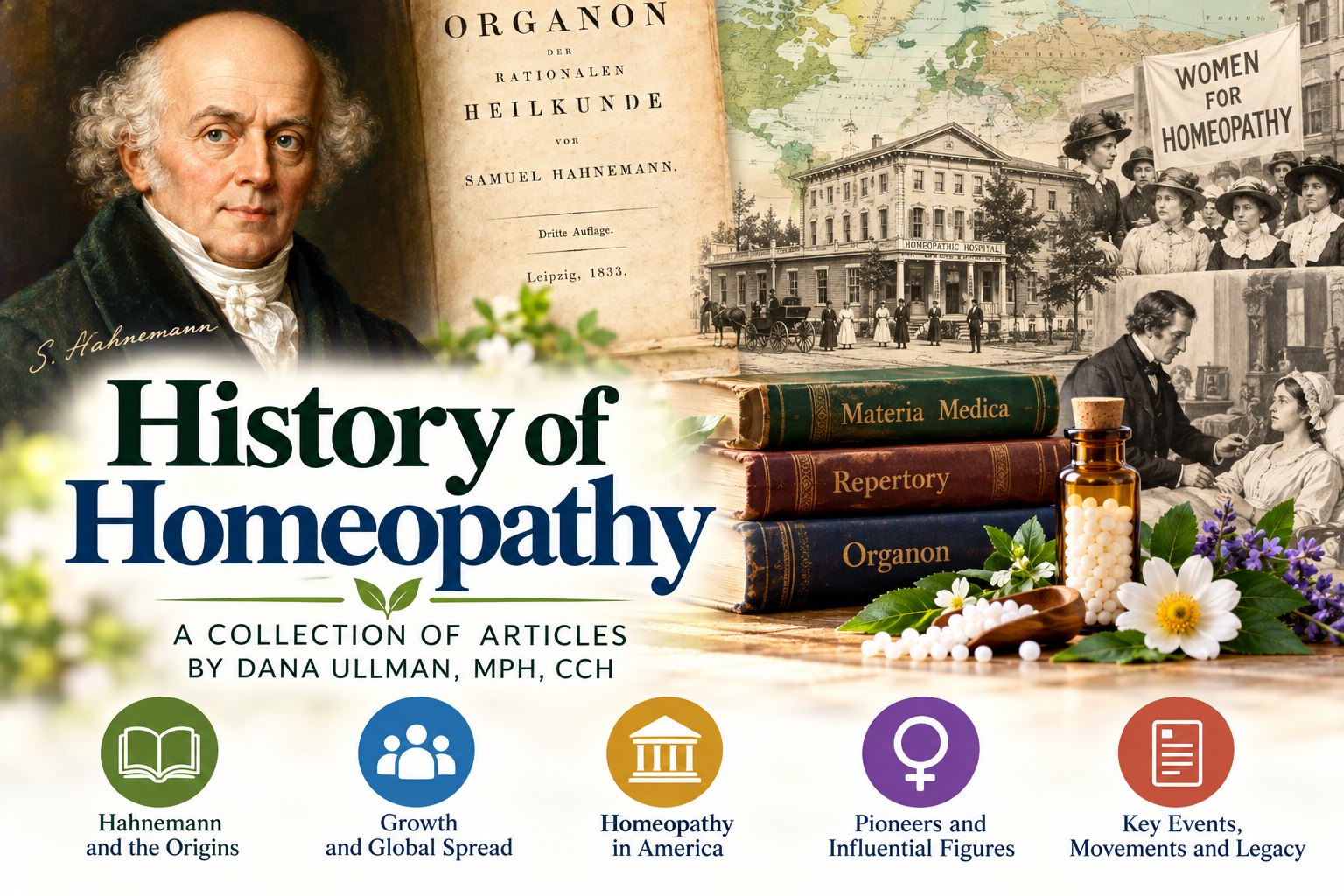 History of Homeopathy: a collection of articles by Dana Ullman, MPH, CCH.