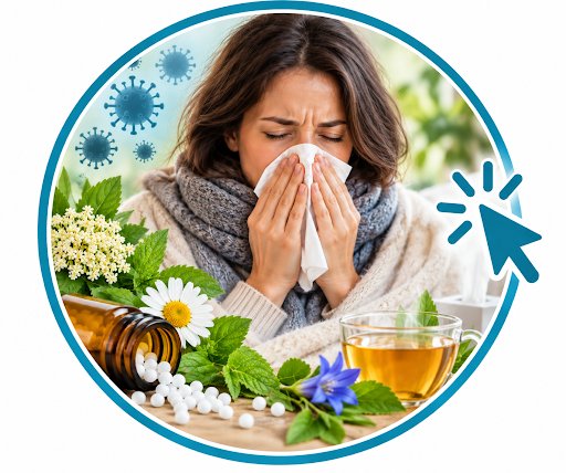 Homeopathic remedies for colds and flu