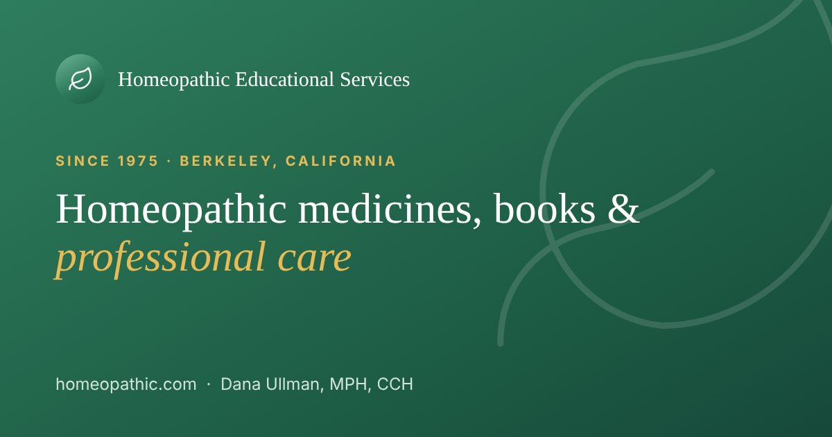 Homeopathic Research — article archive