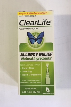 nasal spray to clear nose