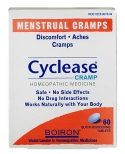 Boiron Clyclease Menstrual Cramp Relief Tablet - 60 count per pack